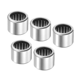 Kozelo 5pcs HK1718 Needle Roller Bearings - [17mm x 23mm x 17.8mm] Open End for Gearbox Use, Chrome Steel Rollers