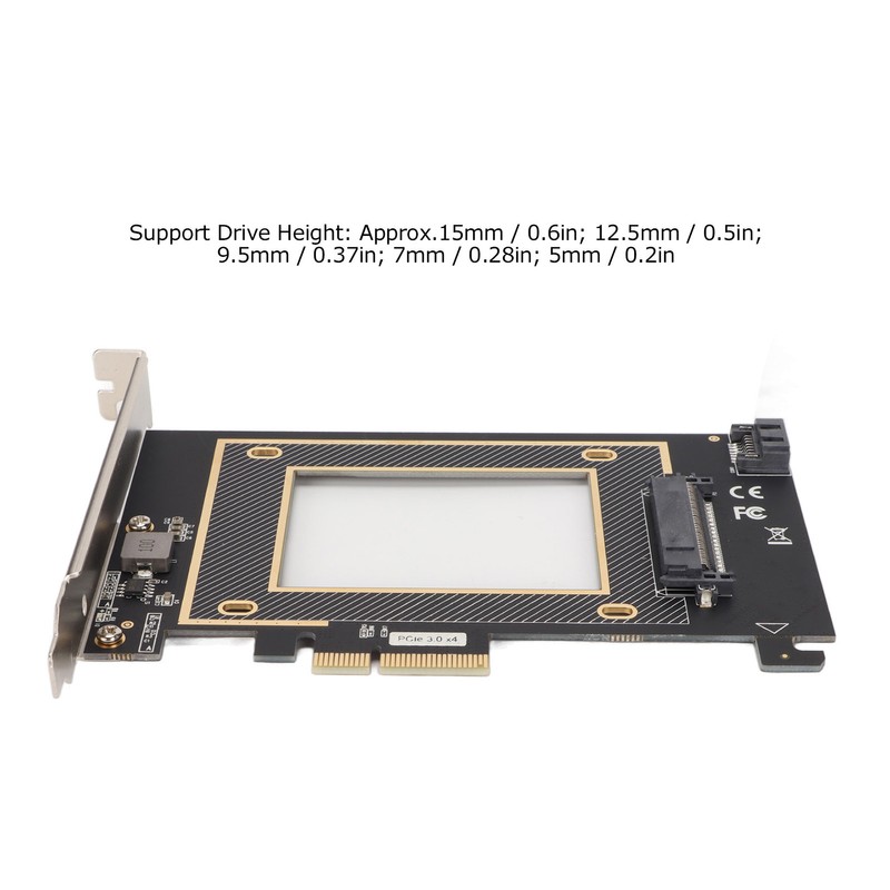 U.2 to PCIe Adapter Portable Fast Transfer PCIe 3.0 X4