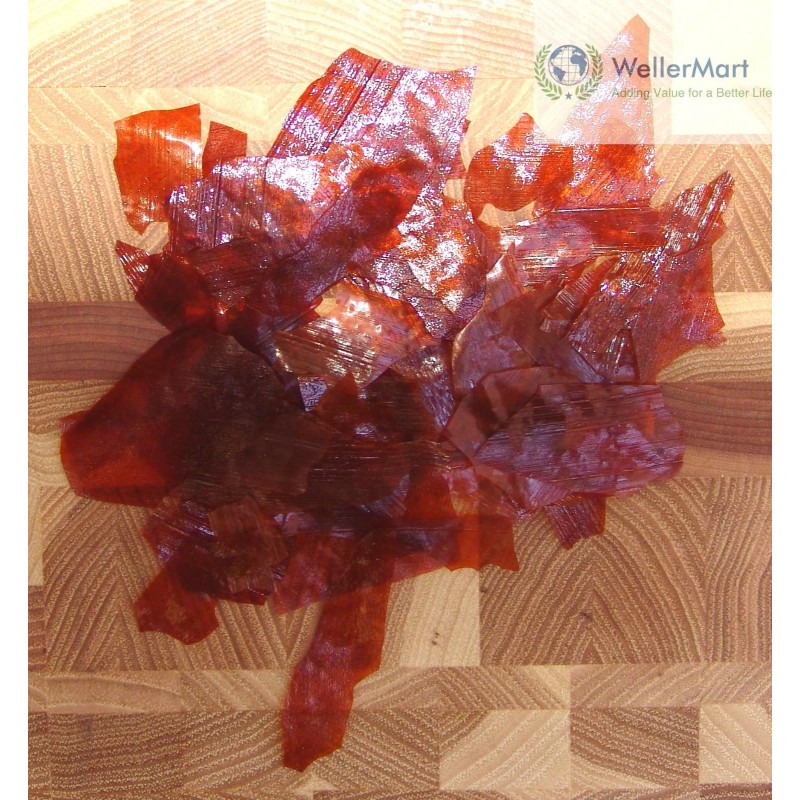 ORANGE FLAKE SHELLAC 3oz JEWELRY WATCHMAKER ENGRAVING ADHESIVE SETTERS CEMENT