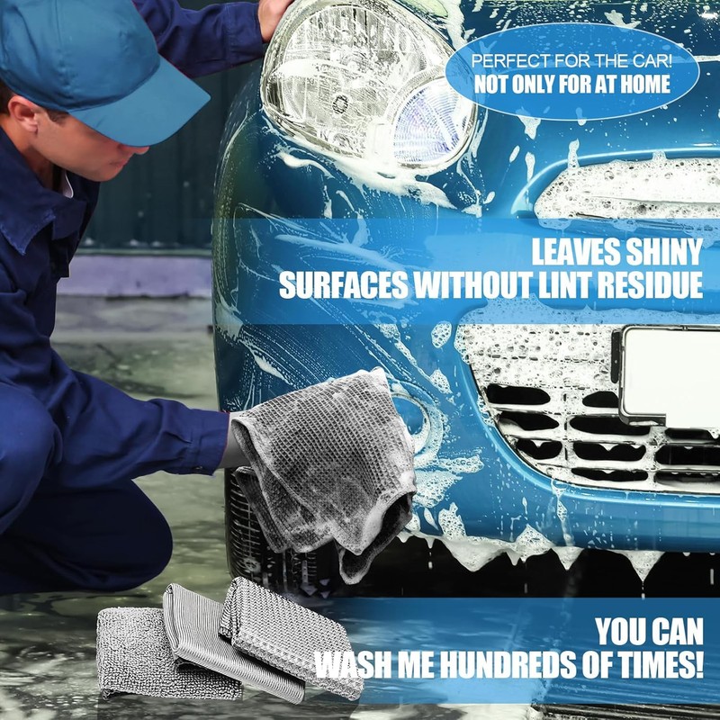 11Pcs Car Wash Cleaning Tools Kit, Car Cleaning Brush Set