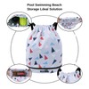 Risefit Waterproof Drawstring Backpack, Swimming Travelling Shopping Gym Bag Nylon