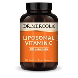 Dr. Mercola 2 Pack Dr. Mercola Liposomal Vitamin C, 1,000 Mg, 180 Ct