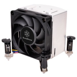 SilverStone Technology AR10-115XP 3U Rackmount Server/Small Form Factor Intel CPU Cooler with Push Pin Design