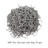 DAYSLIVES Hog Ring Pliers Angled & 500 Galvanized Hog Rings,