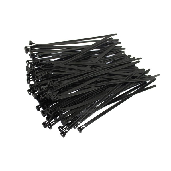 Olive-G Reusable Unlock Type Cable Ties 0.2 x 7.9 inches