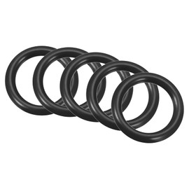 QUARKZMAN Pack of 5 Nitrile Rubber O-Ring Seal 20 mm x 14 mm x 3 mm for Tap Plumbers Repair Seal Connection, Black