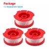 for craftsman 3x Replacement String Trimmer Line Spool Weed Eater