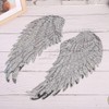 2 Pairs DIY Clothes Wing Sequins Patch Sequins Angel Wings