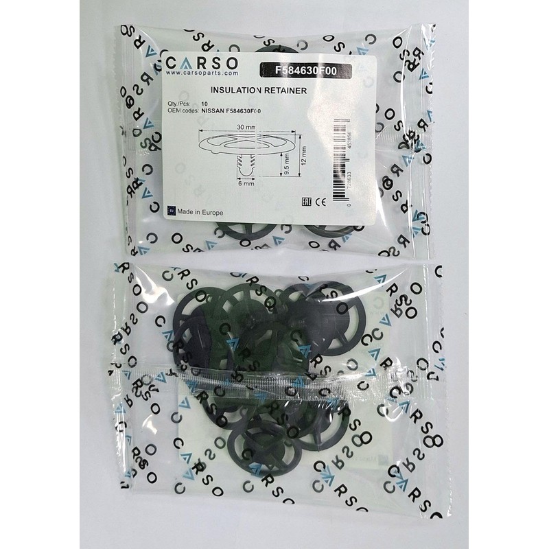 CARSO Replacement Hood Insulation Clips Compatible with Nissan F584630F00 (10)