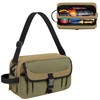 Trahzia Small Canvas Tool Pouch with Zipper, 12 Inch Tool