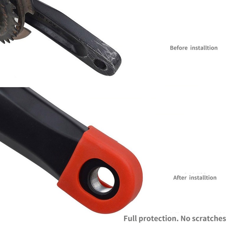 HOUSON 10pcs Bicycle Crank Arm Protector, Bike Crank Arm Guard