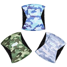 Paw Legend Washable Dogs Diapers Male Dog Belly Bands for Male Dogs Diapers Reusable Puppy & Doggie Diapers Male (3 Pack, Large)