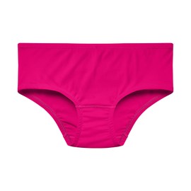 QBK Girls' Swimming Bottom Suit Swim Brief UPF50+ Rash Guard Swimsuit Sun Protection Quick Dry (Hot Pink,14Y)