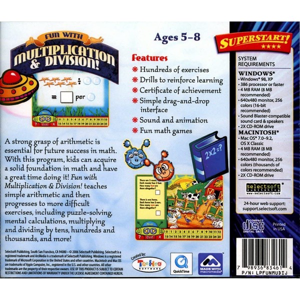 Fun with Multiplication & Division, Ages 5-8 (Superstart series)