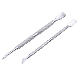 Kare & Kind Stainless Steel Cuticle Nipper and Cuticle Pushers Set - 1x Cuticle Trimmer - 2x Cuticle Pushers - Manicure, Pedicure, DIY - Home, Nail Salon - For Beginners, Professional Nail Technicians