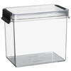 Plast Team Oslo System Box, 1.7 L, White/Black, One Size