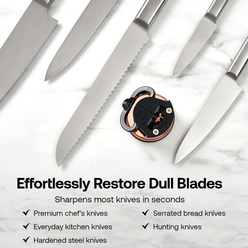 AnySharp – CHEF – Hands Free Knife Sharpener - Easy