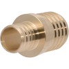 SharkBite 1-1/2 x 1 Inch Brass Crimp Reducing Coupling, PEX