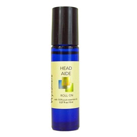 Head Aide Roll-on Made with Pure Essential Oils Diluted in Jojoba Oil for Topical Use - .27fl oz - Wyndmere Naturals