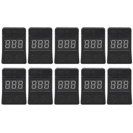 10pcs LKT BX100 18S Indicator RC Liion Lipo Battery Tester Low Voltage Buzzer Alarm(Black )