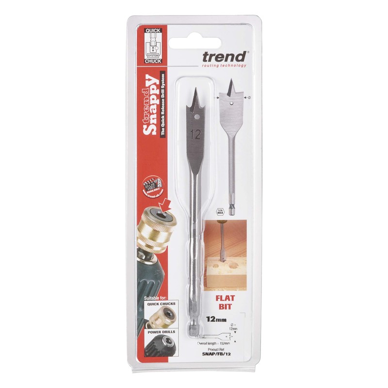 Snappy Flat Bit 12mm