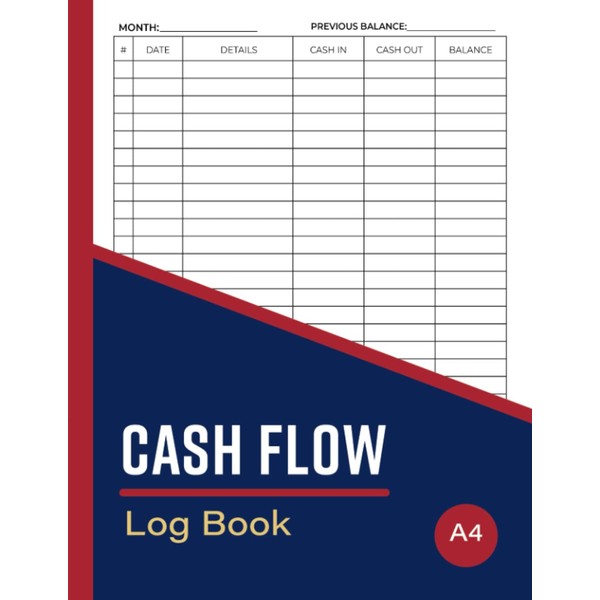 Cash Flow Log Book: Income & Expense Ledger For Small