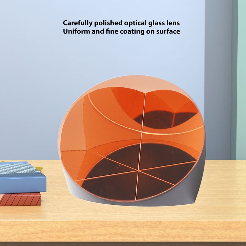 Corner Prism Cube Copper Coated Plated Trihedral Retroreflector Optical Glass