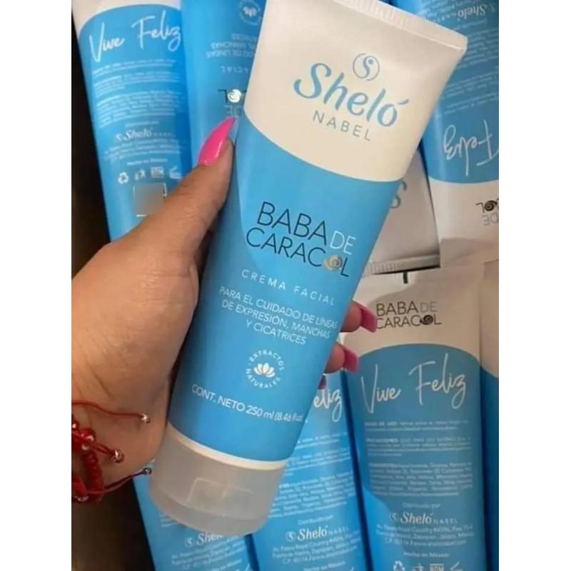 Crema Facial Baba de Caracol 250g Antimanchas Regeneradora Piel