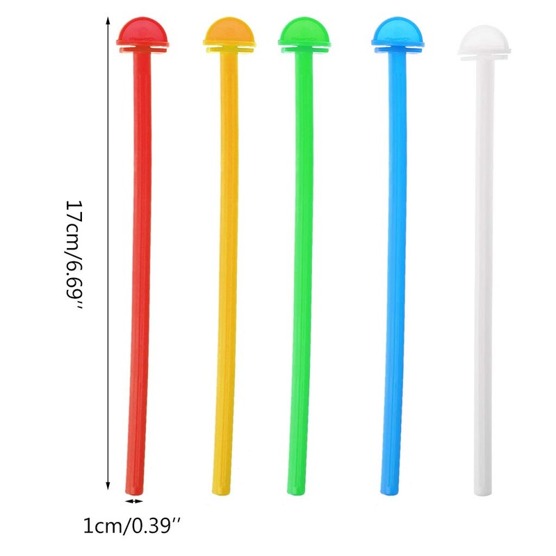 Kodbww Plastics Birdcage Perch 5 Pack Parrot Bird Standing Stick
