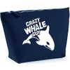Hippowarehouse Crazy whale guy printed make up cosmetic wash bag