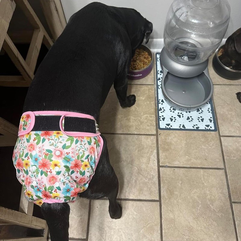 Leekalos Reusable Washable Dog Diapers Female (3 Pack) - Highly