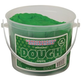 Constructive Playthings CP-81 3 lb. Tub of Modeling Dough - Green, Grade: Kindergarten to 3