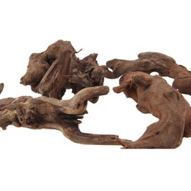 emours emours Natural Driftwood Branches Reptiles Aquarium Decoration Assorted Size,Small,4 Pieces