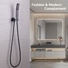 Wall Union with Hand Shower Holder, Angle Simple Brass Wall