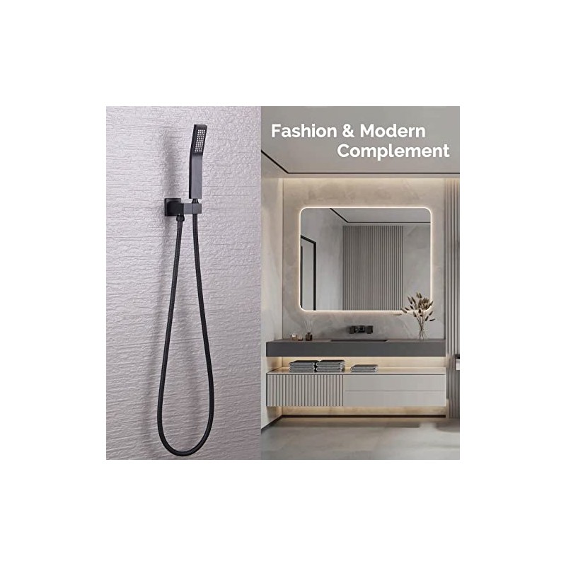 Wall Union with Hand Shower Holder, Angle Simple Brass Wall