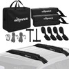 WOOWAVE Folding Kayak Soft Roof Rack Pads Universal Kayak Carrier