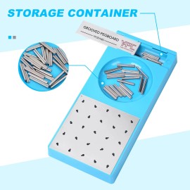 Ypcbynbs Grooved Pegboard for Rehabilitation, Physical Therapy and Occupational Tharep...