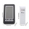 CJ3316RF 4in Thermometer with Clock Function Indoor Outdoor Digital Wireless