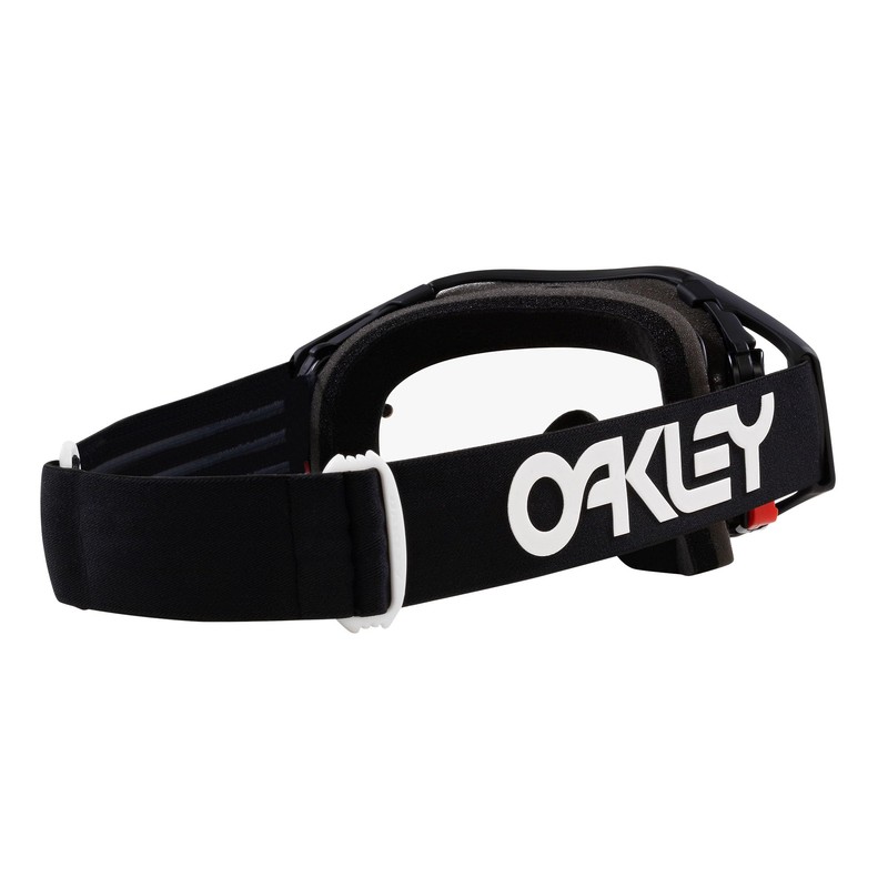 Oakley Airbrake MX Goggles, Black White B1B w Clear