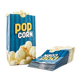 Snappy Flat Bottom Theater Popcorn Bags, 85 oz, 25 Count