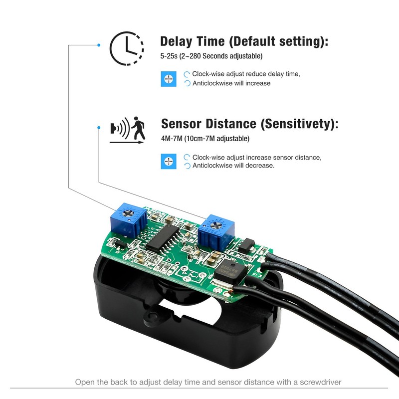 SENSKY BS010H DC 12V to 30V 3A Mini Pir Motion