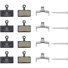 KREMORV Bike Brake Pads for Shimano G02A G01S G02S G03S 4 Pairs Bicycle Disc Brake Pads for Shimano Deore XT XTR SLX Alfine