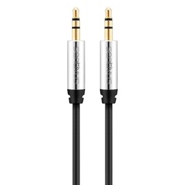 Sentivus 1.5 m Aux Cable, Audio Jack Cable 3.5 mm for iPhones, iPads, Smartphones, Tablets and Other Stereo Devices, Black