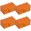 4Pcs RZHH-1A4-D012 12VDC 16A 250VAC 6-Pins Power PCB Relay -