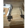 bizchair Rustic Wall Mounted Coat Rack with Shelf - Solid