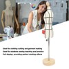 Miniature Dress Form with Stand Wood Base Sewing Mannequin Body
