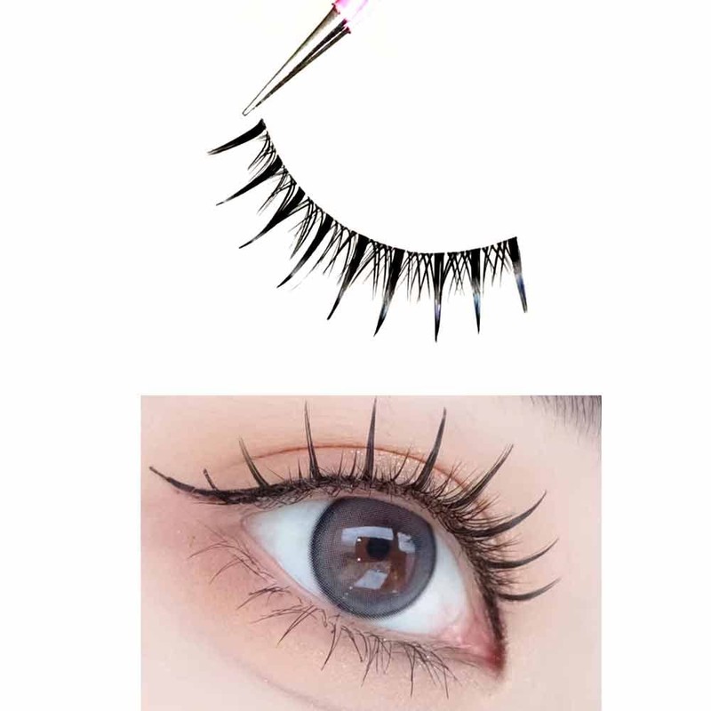 emotao False Eyelashes, Natural Eyes and Buttocks, Short, Upper/False Eyelashes,