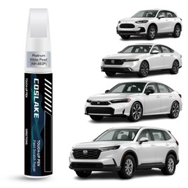 COSLAKE Car Touch Up Paint(Platinum White Pearl(NH-883P)) for Honda, Car Paint Scratch Repair Kit, Quick & Easy Solution to Repair, 2 in 1 Scratch Remover Pen with Color-Matched