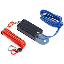 Interruptor de separación de remolque con cable en espiral de 4 pies, interruptor de freno eléctrico utilizado para remolque de caravana
