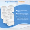 IGNISFLARE 30-Pack Top Fill Humidifier Replacement Filters for Classic160, Dual150,